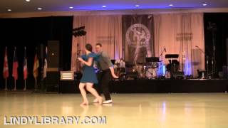 ILHC 2012  Lindy Hop Pro Classic  Peter Strom amp Naomi Uyama [upl. by Gamal]