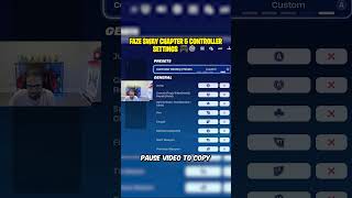 Faze Sways NEWEST Controller Settings 😳 [upl. by Filip296]