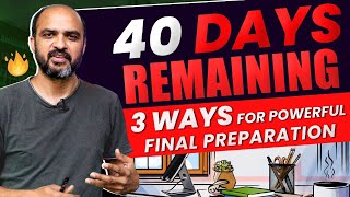 40 Days Remaining in NEET 2024  3 Ways to KEEP Yourself CHILL amp Super FOCUSED [upl. by Ignatzia]