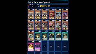 YuGiOh Duel Links  Ogdoadic Trial Deck Gameplay Striker Expansion Loaner Deck [upl. by Eilis]