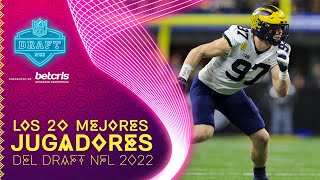 Los 20 mejores jugadores del Draft NFL 2022  Rumbo al Draft [upl. by Brunella]