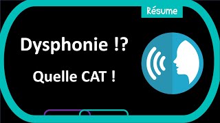 Dysphonie  tout savoir 🔍 sur ce trouble de la voix 🧐  Résumé  ORL [upl. by Lamond]