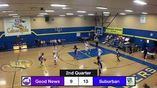 Junior Varsity Boys Basketball  Good News vs Suburban [upl. by Akerley]