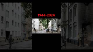 Then and Now WW2 Westernfront History Pictures Aachen [upl. by Ivgnout974]