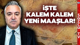 Asgari Ücret Emekli Memur Özgür Erdursun Yeni Zamlı Maaşları Kalem Kalem Hesapladı [upl. by Norword970]