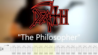 Death  The Philosopher Cover Tabs on Screen [upl. by Yoj159]