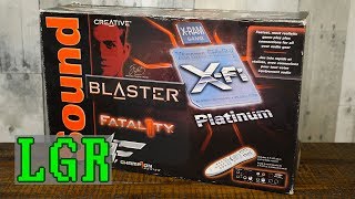 XP Upgrade Sound Blaster XFi Platinum Fatal1ty Sound Card [upl. by Rust]