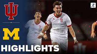 Indiana vs Michigan  What a Game  NCAA College Soccer  Highlights  November 08 2023 [upl. by Sven]