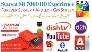 Starsat SR7060 HD Experience Old is Gold GM Screen a lot Of Features Complete Details [upl. by Hsina752]