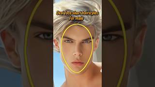 Oval face short hairstyles quotMALE viral faceshapes hairstyle [upl. by Leunammi2]