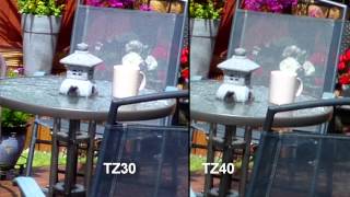 Panasonic Lumix TZ30 ZS20 versus TZ40 ZS30 Image quality Shootout [upl. by Saleem]