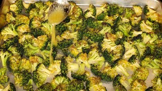 Roasted Broccoli with Garlic Butter in 20 Minutes [upl. by Attenod]