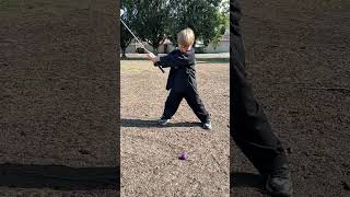 Ninja golf training for kids [upl. by Reinert787]