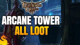 All Loot in Arcane Tower  BALDURS GATE 3 [upl. by Euqinamod467]