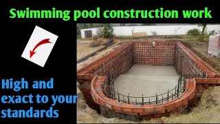 Swimming Pool Construction Work High Exact to your Standards [upl. by Penland]