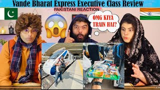 Pakistani Reacts to New Vande Bharat Express Executive Class Review  Ahmedabad to Mumbai [upl. by Aneleve]