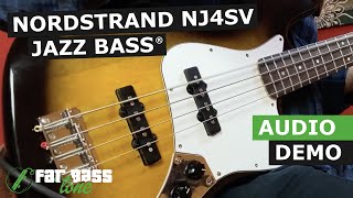 Nordstrand NJ4SV Jazz Bass® Pickup Set Demo [upl. by Oringas]