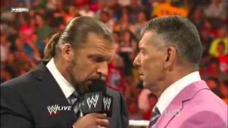 Triple H Fires Vince McMahon Live On Raw Both Start Crying [upl. by Barrington]