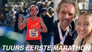 Rotterdam Marathon 2021 Tuurs eerste marathon  Annemerel vlog [upl. by Atnod]