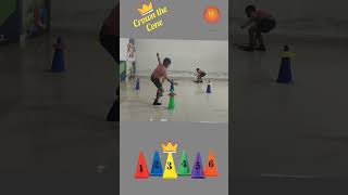 Crown the Cone soccerconegame soccerdrills soccershuttlerun soccerfungame physicaleducation PE [upl. by Pool]