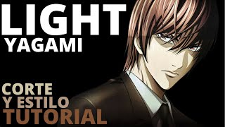 LIGHT YAGAMI COLOR AESTHETIC SHAG Tutorial pelo para HOMBRES 2022 cosplay [upl. by Isak149]