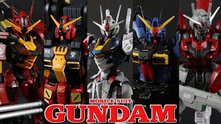 MY GUNDAM CUSTOM PAINTED MODEL KITS 2023 [upl. by Floro]