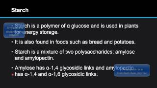 B33 Describe the condensation of monosaccharides to form disaccharides and polysaccharides [upl. by Airual691]