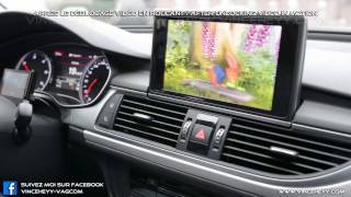 Audi A6 4G FACELIFT  2016  UNLOCKING VIDEO IN MOTION VIM [upl. by Yerag633]