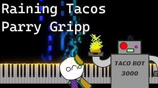 Raining Tacos  Parry Gripp amp BooneBum Piano Tutorial NivekPiano [upl. by Marley]