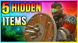 Skyrim Best HIDDEN Item Location 5 Secret Weapons amp Armor for Warrior Builds [upl. by Ahsiner385]