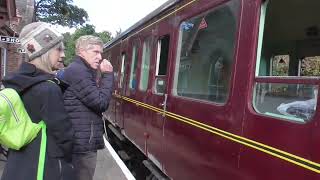 GWR No 7820 Dinmore Manor Arrivals Chinnor from Chinnor Loop [upl. by Ecyoj]