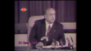 24 Ocak Kararları  Süleyman Demirel Açıklaması [upl. by Nabetse]