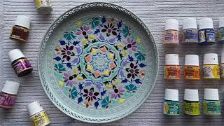 Pebeo Porcelaine  Paint a Tray [upl. by Mylander400]