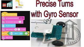 Robot Inventor SPIKE Prime Gyro Turns  Precise 90 Degree Turns [upl. by Notnil484]