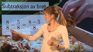 Matematikk 1P Brøk  pluss og minus [upl. by Aryaz430]