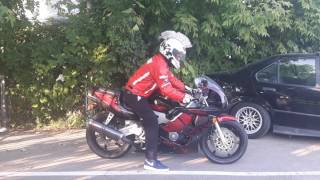 Honda CBR400RR NC29 with Scorpion Exhaust [upl. by Annaerb215]