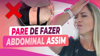 APRENDA A FAZER ABDOMINAL DA FORMA CORRETA [upl. by Ahern]