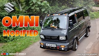 OMNI modified kerala  budget friendly modification  Malayalam review  modified wheelz [upl. by Itida]