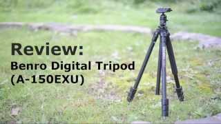 Benro Digital Tripod A150EXU Review [upl. by Ecikram]