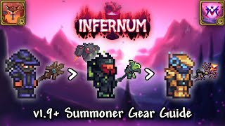 Calamity Infernum Mode Summoner Gear Progression Guide Terraria v144 [upl. by Natanhoj20]