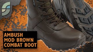 MoD Brown Ambush Lightweight WP Combat Boot [upl. by Hollah]