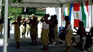 Youngstown Festival of Nations African dancers Harambee [upl. by Anivlac]