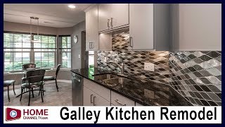 Galley Kitchen Remodel  Before amp After  Modern Design [upl. by Gerk408]