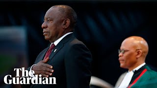 Cyril Ramaphosa sworn in as South Africas president [upl. by Placida]