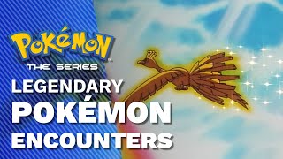 EVERY First Legendary Pokémon Encounter 🔎  Pokémon the Series [upl. by Onitselec230]