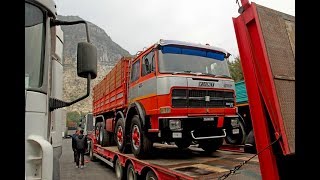 New Entry ai raduni camion epoca dal viterbese un bel FIAT 180 ancora operativo [upl. by Ainnet]