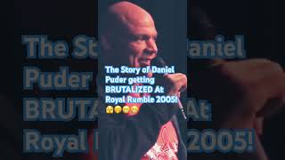 The Story Of Daniel Puder Getting BRUTALIZED At Royal Rumble 2005 wwe shorts insidetheropes [upl. by Arakaj]