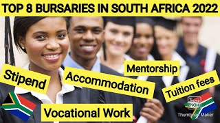 TOP 8 BURSARIES IN SOUTH AFRICA 2022  BURSARIES FOR SOUTH AFRICANS [upl. by Angelika]