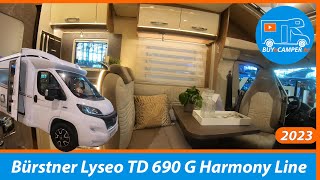 New SemiIntegrated  Buerstner Lyseo TD 690 G Harmony Line  Motorhome Tour 2023  Caravan Salon [upl. by Halian]