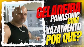 Geladeira Panasonic BT42 com vazamento  qual o problema [upl. by Aynam300]